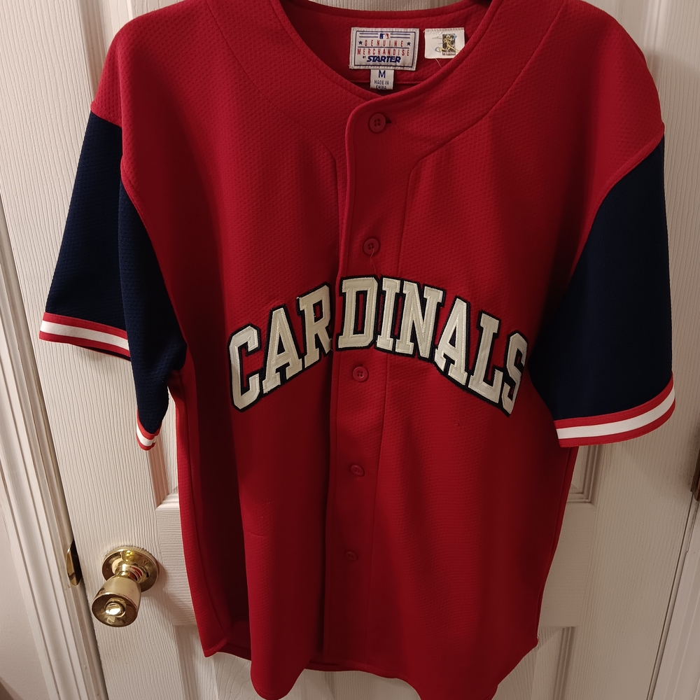 Vintage Starter St. Louis Cardinals Mark McGwire #25 Stitched Jersey Mens Sz Med